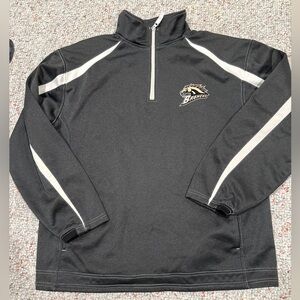 Badger Sports WMU Broncos Quarter-Zip Pullover – Men’s Large | Western Michigan